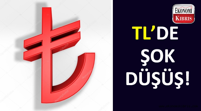 TL gün içerisinde şok düşüş yaşıyor.