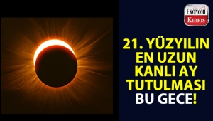 21. yüzyılın en uzun Kanlı Ay tutulması bu gece gerçekleşiyor...