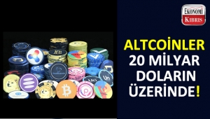 24 saat içinde 20 milyar doların üzerine çıkan altcoinler...