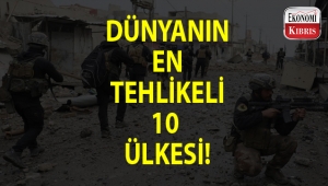 Dünya'nın en tehlikeli olduğu varsayılan ülkeleri açıklandı...