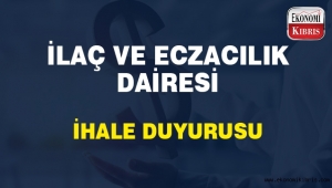 İlaç ve Eczacılık Dairesi Müdürlüğü ihale duyurusu..