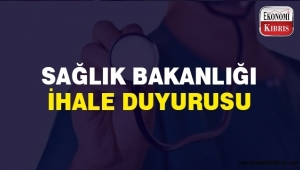 Sağlık Bakanlığı ihale duyurusu...