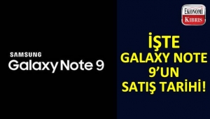 Samsung Galaxy Note 9'un satış tarihi...
