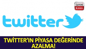Twitter'ın piyasa değerinde azalma!..