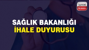 Sağlık Bakanlığı ihale duyurusu..