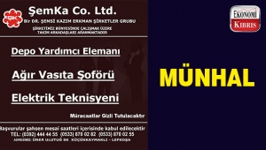 Şemka Co. Ltd. 3 pozisyonda münhal açtı.