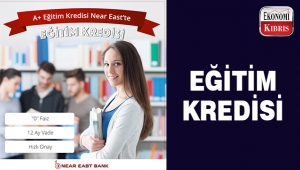A+ eğitim kredisi Near East Bank'ta..