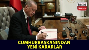 Cumhurbaşkanı Erdoğan'dan yeni kararlar...