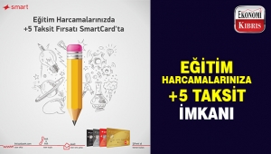 Smart Card'tan eğitim harcamalarınıza +5 taksit imkanı..