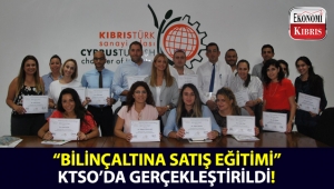 KTSO Yaşam Boyu Eğitim Merkezi tarafından düzenlenen “Bilinçaltına Satış Eğitimi” sonunda sertifikalar dağıtıldı!..