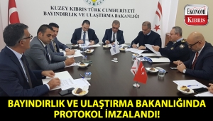 Bayındırlık ve Ulaştırma Bakanlığında, Sigorta Bilgi Merkezine bilgi aktarımı konusunda protokol imzalandı!..