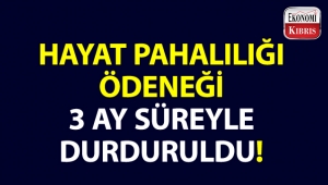 Hayat pahalılığı ödeneği 3 ay süreyle durduruldu!..