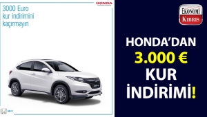 Honda Kıbrıs'tan, muhteşem indirim fırsatı!..