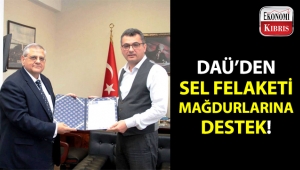 DAÜ'den sel mağdurlarına anlamlı destek!..
