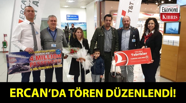 Ercan Havalimanı, 2018'de 4 milyon yolcu sayısına ulaştı!