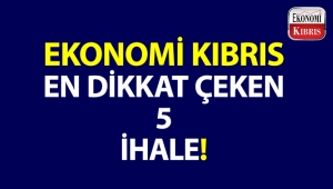 Haftanın en dikkat çeken 5 ihalesi! 12-18 Ocak 2019