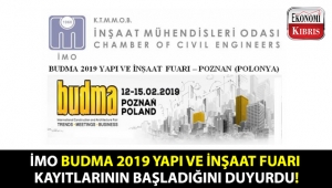 İMO, Budma 2019 Yapı ve İnşaat Fuarı kayıtlarının başladığını duyurdu!..
