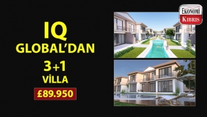 IQ Global Real Estate'ten avantajlı fiyata satılık ikiz villa!..