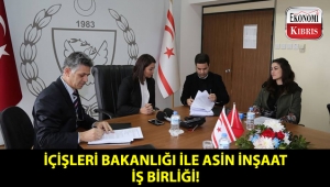 KKTC İçişleri Bakanlığı ile ASİN İnşaat, bir iş birliğine imza attı!..