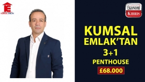 Kumsal Emlak'tan oldukça avantajlı fiyata satılık penthouse!..