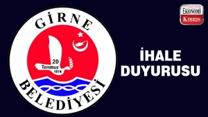 Girne Belediyesi ihale duyurusu..