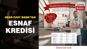 Near East Bank'tan esnaf kredisi..