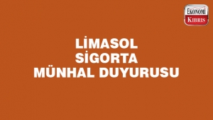 Limasol Sigorta münhal duyurusu..