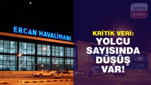Ercan Havalimanı'nın ilk 6 aylık verilerine göre yolcu sayısında düşüş var!