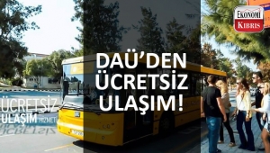 DAÜ'den öğrencilerine ücretsiz otobüs servisi!