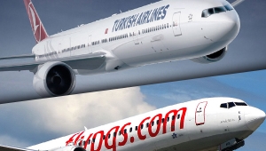 Irak ve İran’a gerçekleştirilen tarifeli seferlerini tedbir amacıyla THY ile Pegasus askıya aldı.