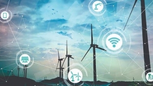 Verimlilik savaşlarında rüzgar türbinleri.