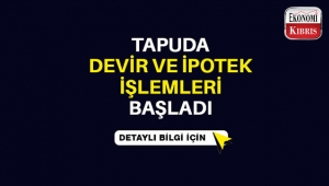 Tapu Dairesi çalışmaya başladı..