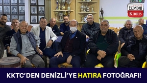 KKTC Cumhurbaşkanı Ersin Tatar'dan Denizli'ye Fenerbahçeli hatıra fotoğrafı!