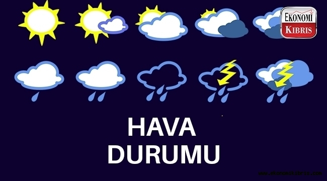 Kıbrıs hava durumu! İşte detaylar...