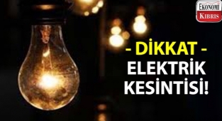 Elektrik kesintisi! İşte detaylar...