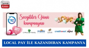 Creditwest Bank'tan Local Pay Sevgililer Günü Kampanyası