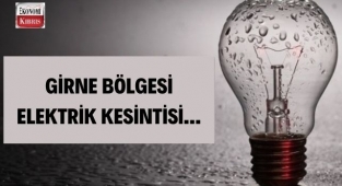 Girne bölgesi elektrik kesintisi! İşte detaylar...