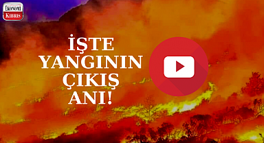 Mersinlik'te Başlayan Orman Yangının Çıkış Anı