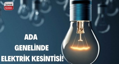 Elektrik kesintisi! İşte detaylar...