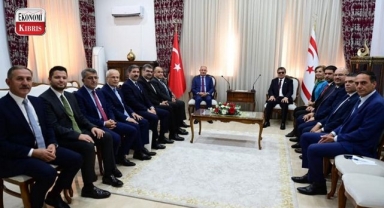 Başbakan Üstel, AKP heyetiyle görüştü! İşte detaylar...