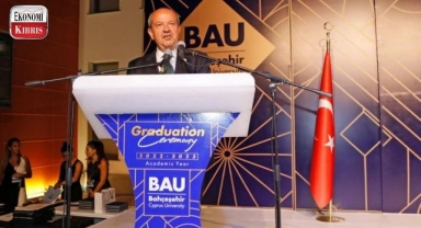 Cumhurbaşkanı Ersin Tatar Bahçeşehir Kıbrıs Üniversitesi’nin 2022-23 Yılı Mezuniyet Töreni’ne katıldı! İşte detaylar...