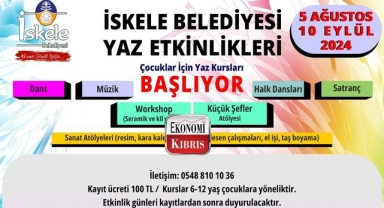 İskele Belediyesi'nden çocuklara yönelik yaz etkinliği! İşte detaylar...