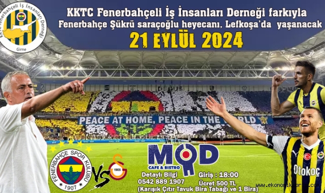 KKTC Fbider Fenerbahçe - Galatasaray Maçı İçin Lefkoşa Tribünü Kuruyor