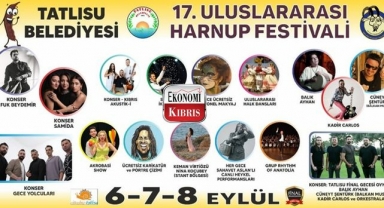 Tatlısu Harnup Festivali Cuma günü başlıyor! İşte detaylar...