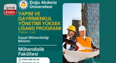Doğu Akdeniz Üniversitesi (DAÜ)’den yeni yüksek lisans programı! İşte detaylar...