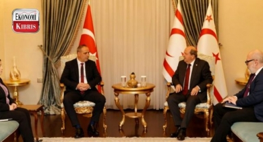Cumhurbaşkanı Ersin Tatar Lefkoşa Türk Belediyesi Başkanı Mehmet Harmancı’yı kabul etti! İşte detaylar...