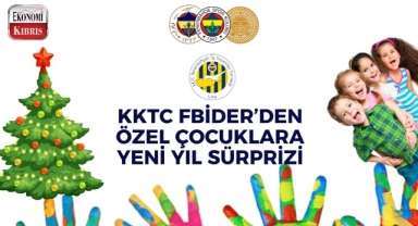 KKTC FBİDER'den Özel Çocuklara Yeni Yıl Sürprizi