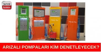 KKTC'de akaryakıt istasyonlarının arızalı hava pompaları denetlenmiyor!